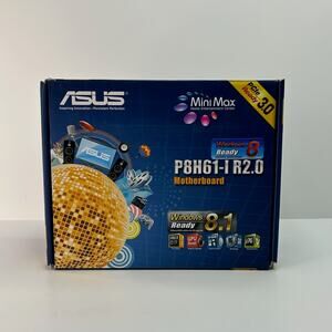 ASUS P8H61-I R2.0 Intel LGA 1155 Motherboard Never Used